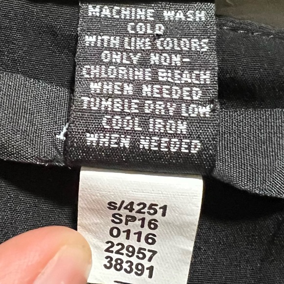 Alfani watercolor drape asymmetrical hem high neck zip closure midi dress - Picture 10 of 11